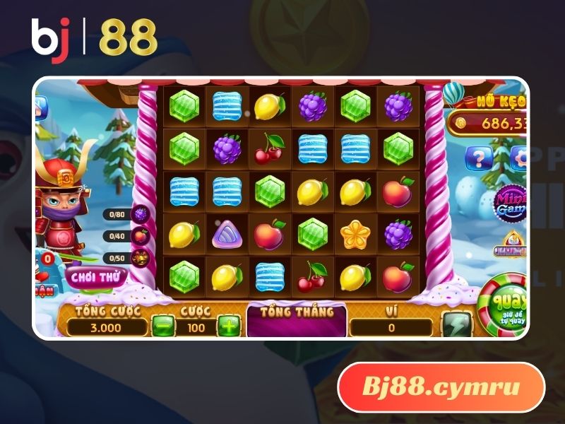 Tham gia ngay Candy Fruit Samurai để mang về tiền thưởng khổng lồ