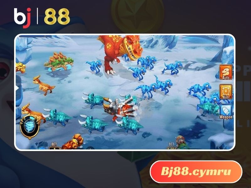 Các sảnh cược phổ biến trong bắn cá Khủng Long