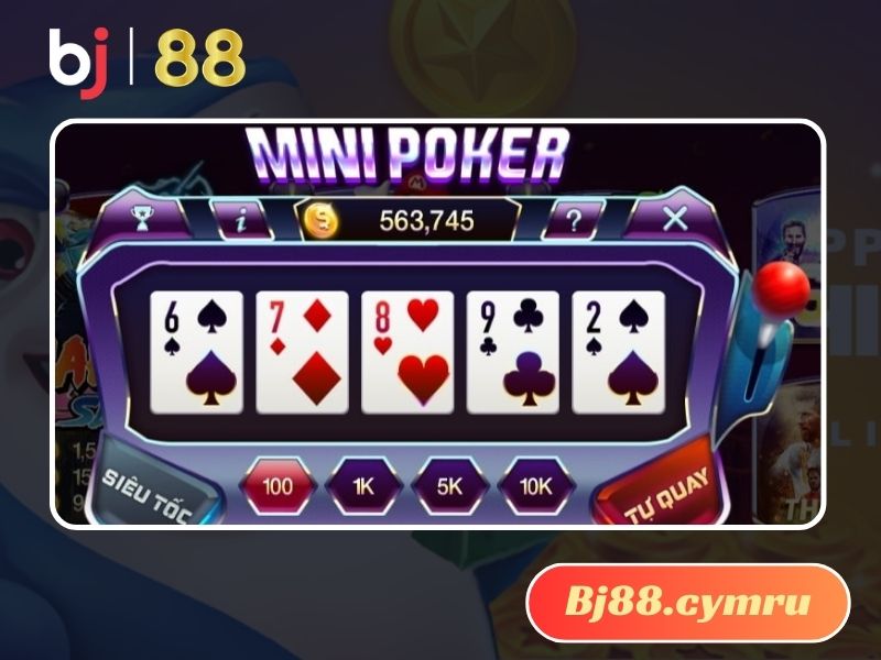 Điểm đặc sắc khi chơi Mini Poker BJ88
