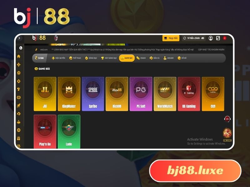 Sản phẩm game bài đổi thưởng của nhà cái được đánh giá rất cao