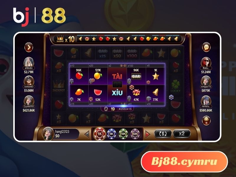 Đặc điểm nổi bật khi chơi Xèng Tài Xỉu tại BJ88